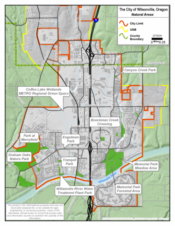 Map of Natural Areas