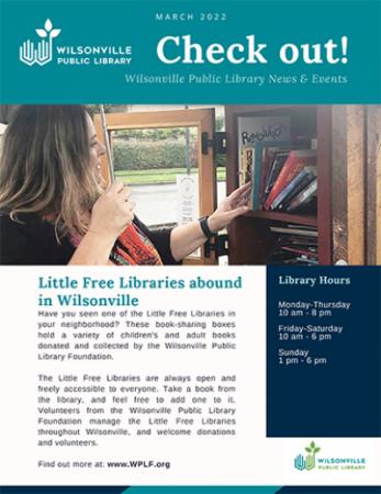 Wilsonville Library March 2022 Newsletter