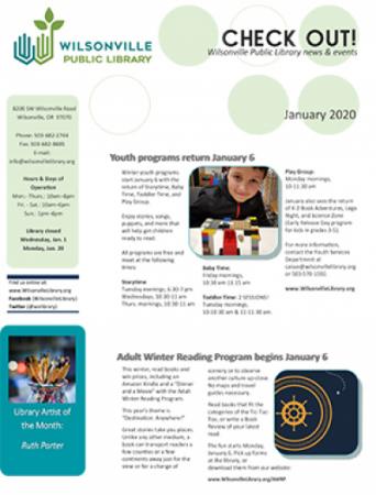 January 2020 Wilsonville Library Newsletter